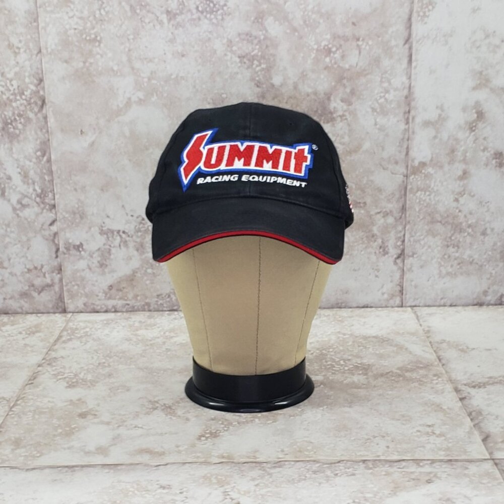Adjustable Cloth Embroidered Summit Racing Tema VTG Strapback Ball Cap Hat OSFA